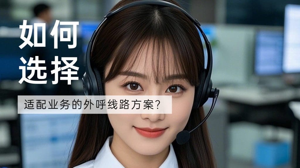 6 种电话外呼系统线路对比：如何选择适配业务的高效方案？