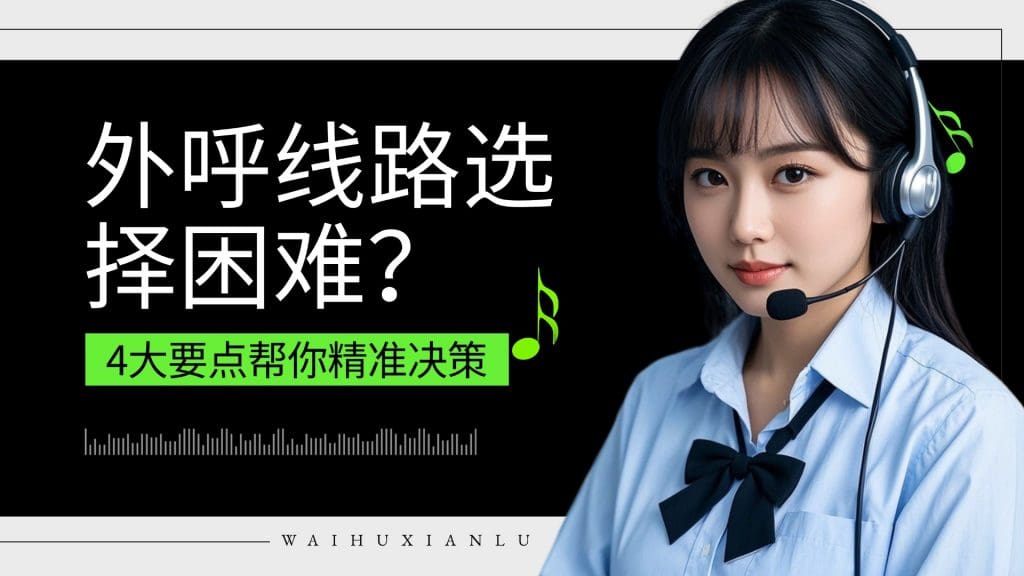外呼线路选择困难？4 大要点帮你精准决策