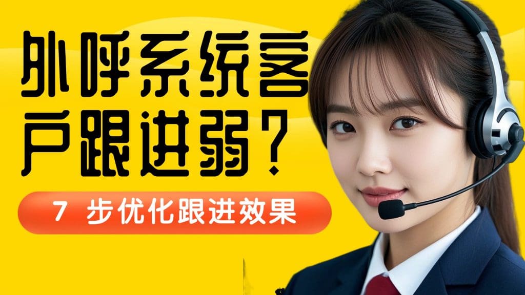 外呼系统客户跟进弱？7 步优化跟进效果