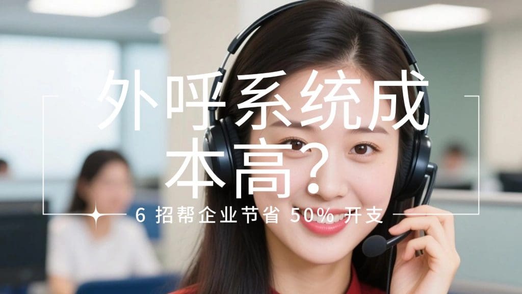外呼系统成本高？6 招帮企业节省 50% 开支