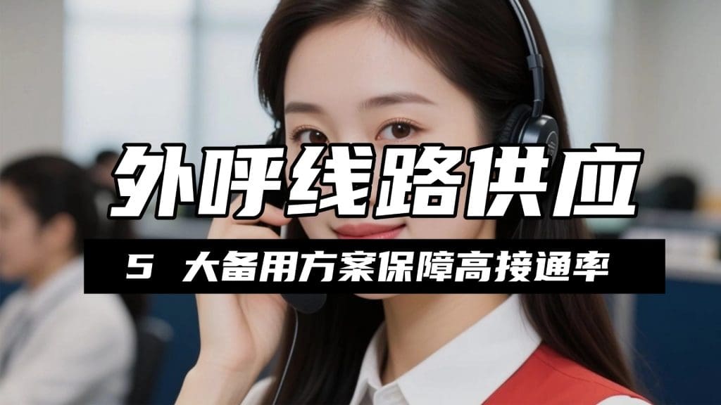外呼线路供应不稳定怎么办？5 大备用方案保障高接通率