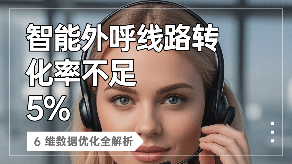 智能外呼线路转化率不足 5%？6 维数据优化全解析