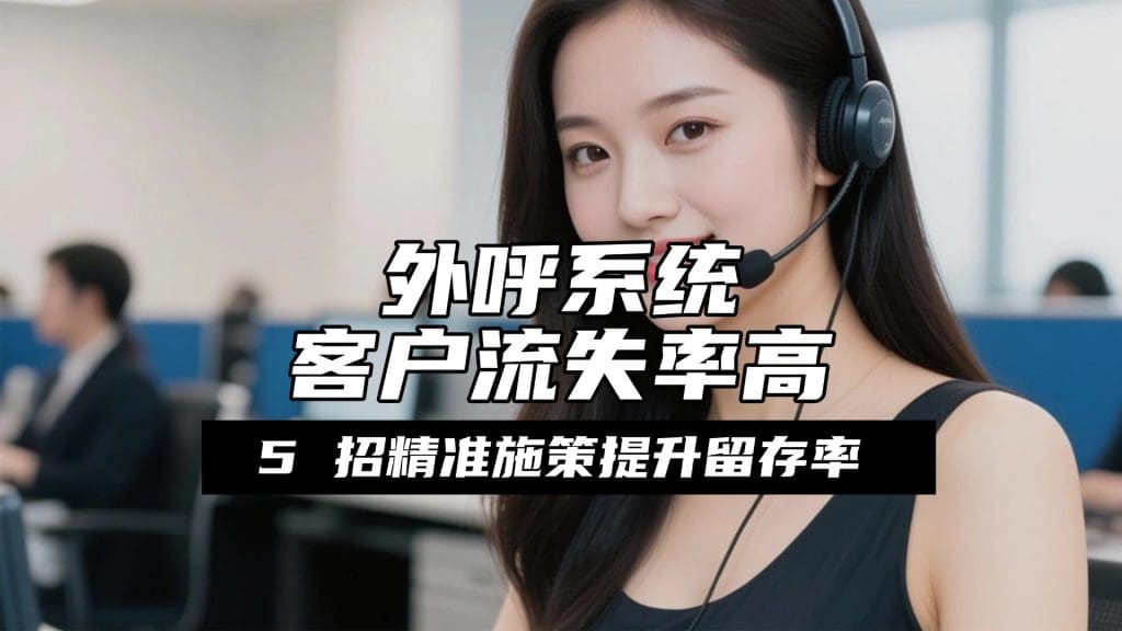 外呼系统客户流失率高？5 招精准施策提升留存率