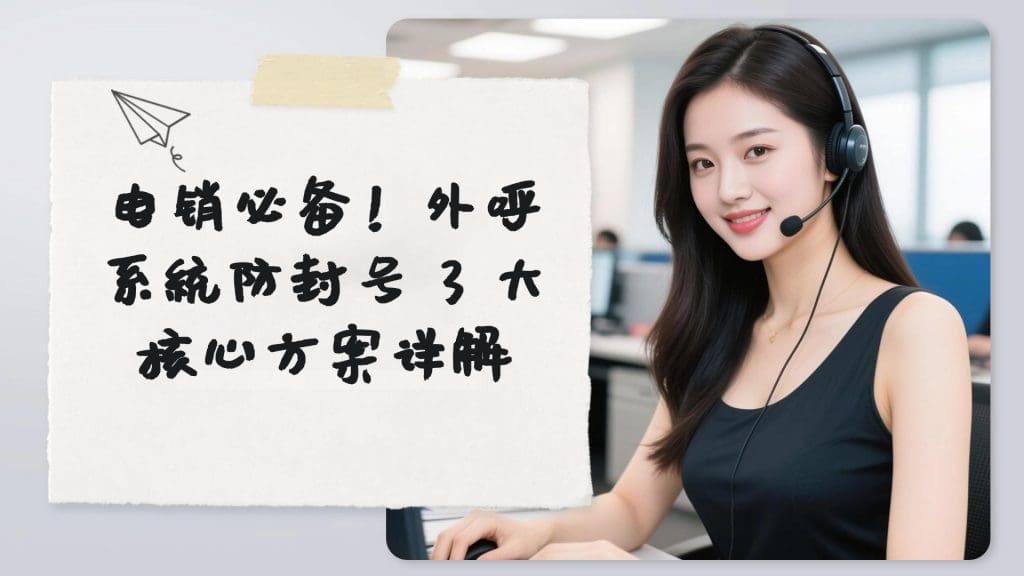 电销必备！外呼系统防封号 3 大核心方案详解